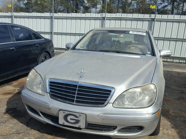 WDBNG70J65A448763 - 2005 MERCEDES-BENZ S 430 SILVER photo 9