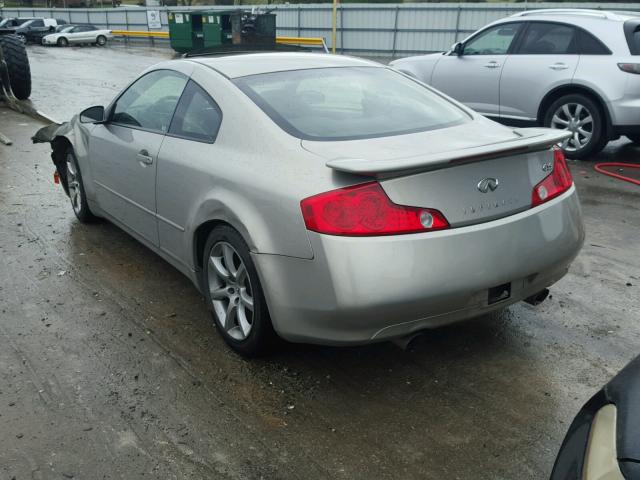 JNKCV54E13M205372 - 2003 INFINITI G35 SILVER photo 3