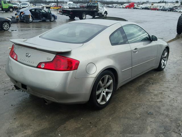 JNKCV54E13M205372 - 2003 INFINITI G35 SILVER photo 4