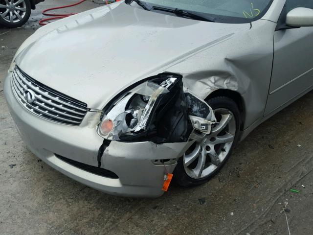 JNKCV54E13M205372 - 2003 INFINITI G35 SILVER photo 9