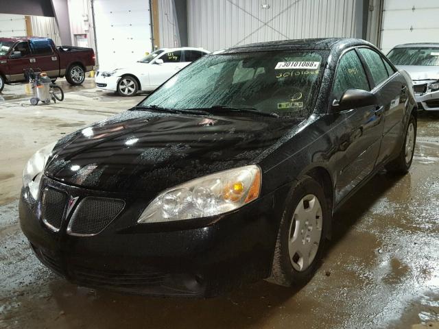 1G2ZF58B874182014 - 2007 PONTIAC G6 VALUE L BLACK photo 2