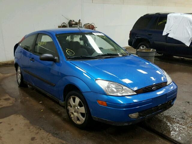 3FAFP31382R231978 - 2002 FORD FOCUS ZX3 BLUE photo 1