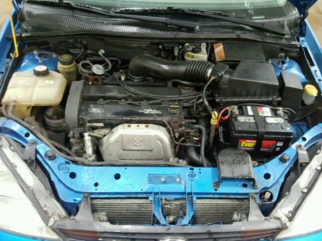 3FAFP31382R231978 - 2002 FORD FOCUS ZX3 BLUE photo 7