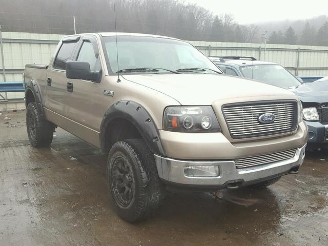 1FTRW14WX4KD05414 - 2004 FORD F150 SUPER TAN photo 1