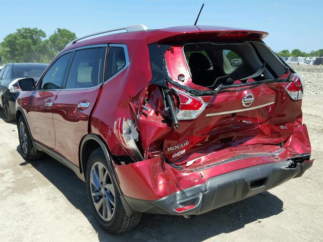 5N1AT2MT4GC761680 - 2016 NISSAN ROGUE S RED photo 3