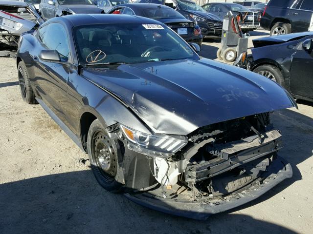 1FA6P8TH7F5339524 - 2015 FORD MUSTANG GRAY photo 1