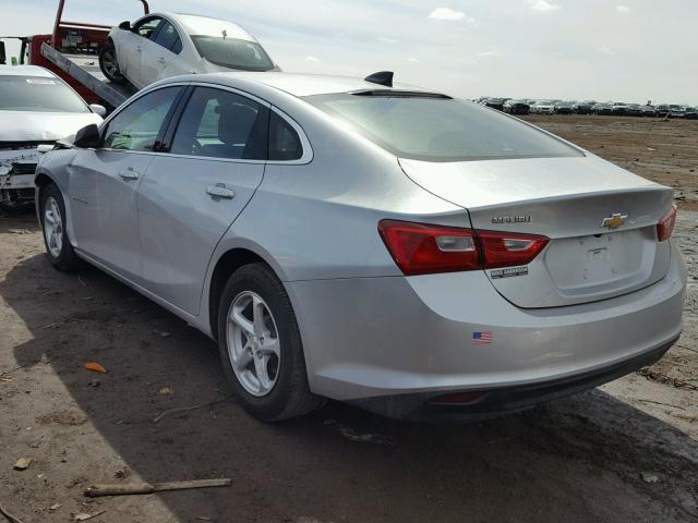 1G1ZB5ST2HF290426 - 2017 CHEVROLET MALIBU LS ვერცხლისფერი ფოტო 3
