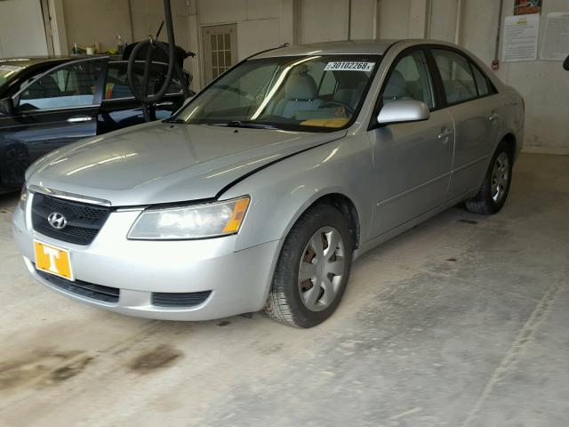 5NPET46C28H346247 - 2008 HYUNDAI SONATA GLS SILVER photo 2