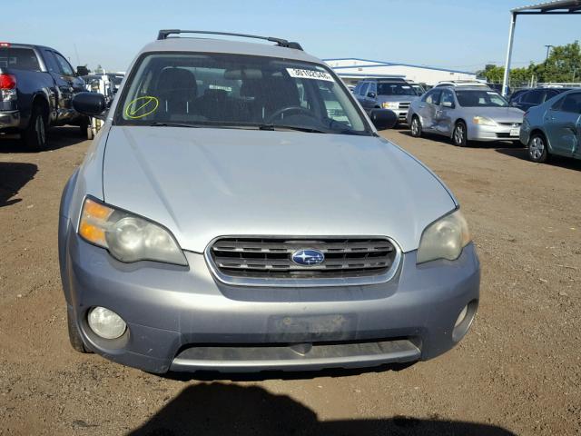 4S4BP61C757356665 - 2005 SUBARU LEGACY OUT SILVER photo 9