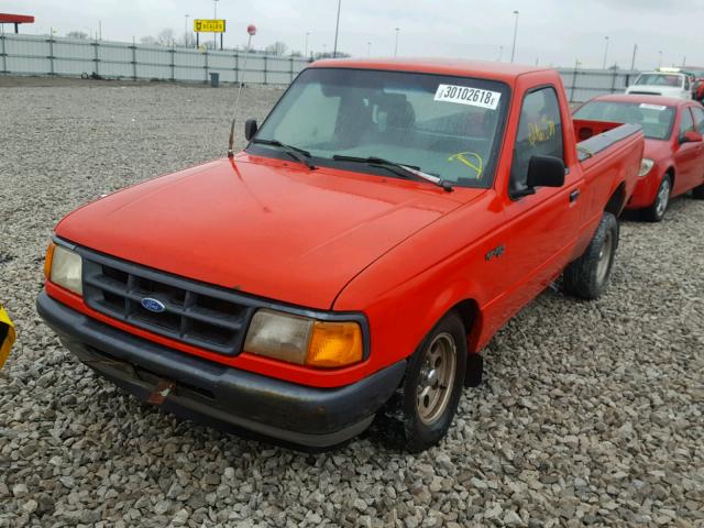 1FTCR10A6RUC64721 - 1994 FORD RANGER RED photo 2