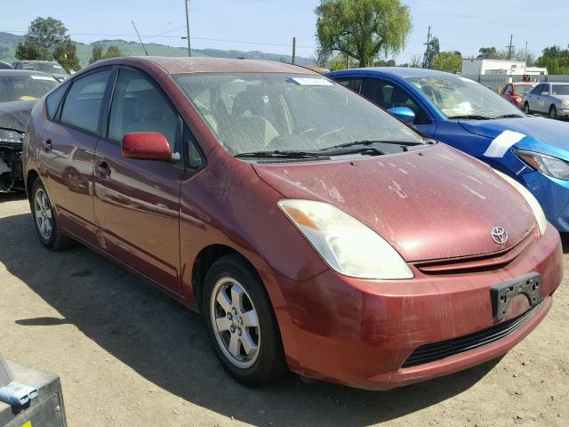 JTDKB20U340066310 - 2004 TOYOTA PRIUS BURGUNDY photo 1