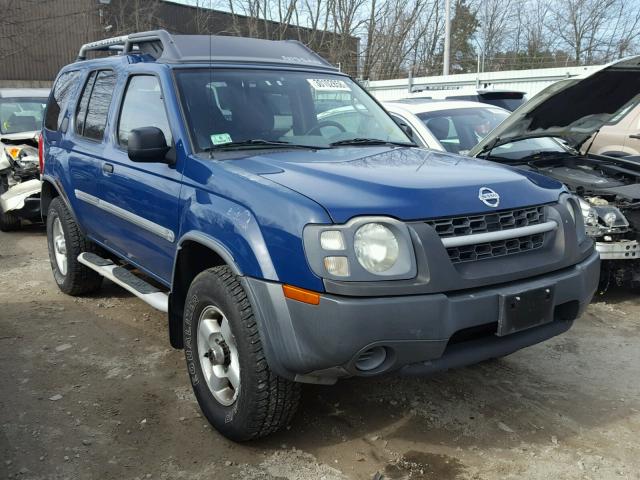 5N1ED28YX2C543742 - 2002 NISSAN XTERRA XE BLUE photo 1