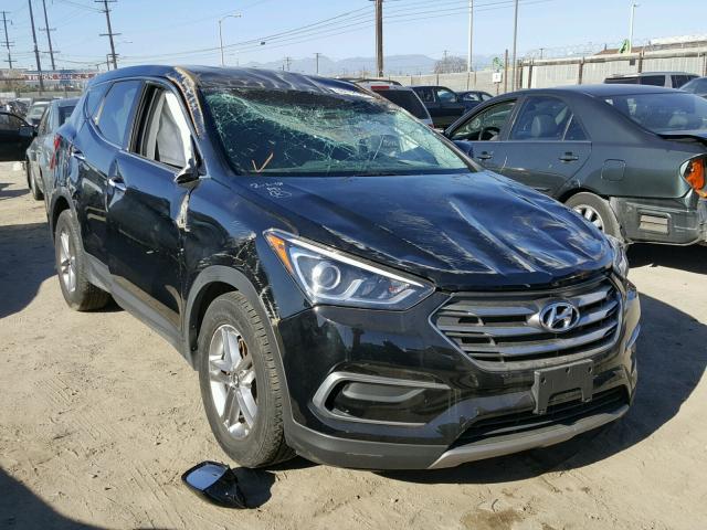 5NMZT3LB8HH004645 - 2017 HYUNDAI SANTA FE S BLACK photo 1