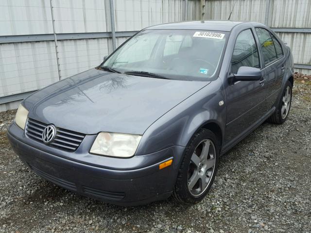 3VWVH69M23M128455 - 2003 VOLKSWAGEN JETTA GLI GRAY photo 2