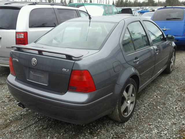 3VWVH69M23M128455 - 2003 VOLKSWAGEN JETTA GLI GRAY photo 4