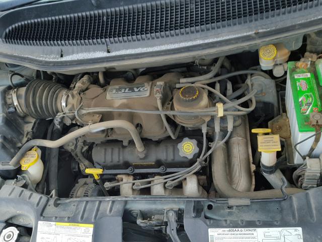 2B4GP44R42R597301 - 2002 DODGE GRAND CARA GREEN photo 7