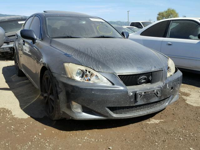 JTHBK262375025882 - 2007 LEXUS IS 250 BLACK photo 1