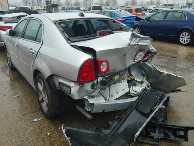 1G1ZC5EU3CF382042 - 2012 CHEVROLET MALIBU 1LT 银色 照片 3
