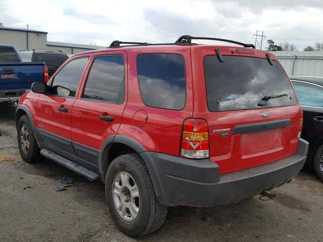 1FMYU03131KF32923 - 2001 FORD ESCAPE XLT RED photo 3