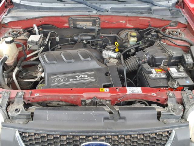 1FMYU03131KF32923 - 2001 FORD ESCAPE XLT RED photo 7