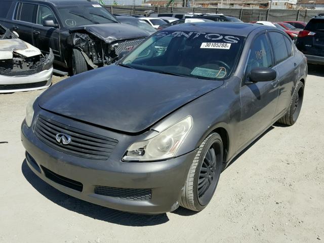 JNKBV61E07M712064 - 2007 INFINITI G35 GRAY photo 2