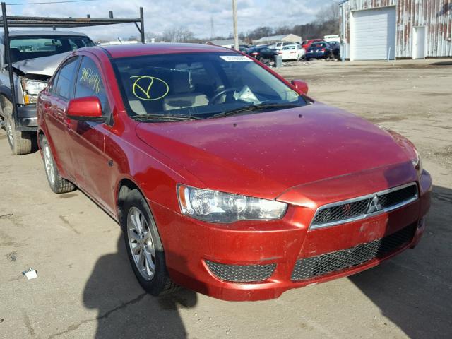 JA32U2FU8CU009494 - 2012 MITSUBISHI LANCER ES/ RED photo 1