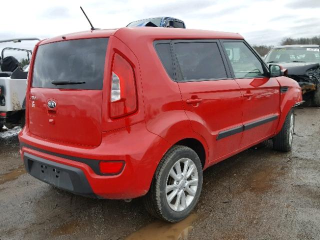 KNDJT2A60D7560026 - 2013 KIA SOUL + RED photo 4