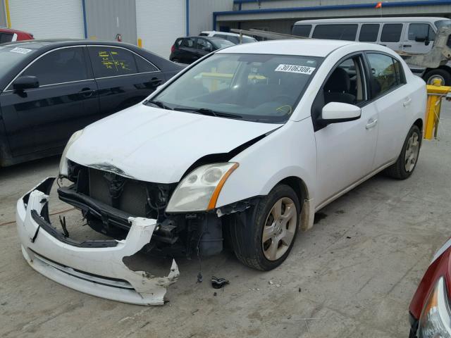 3N1AB61E18L711199 - 2008 NISSAN SENTRA 2.0 WHITE photo 2