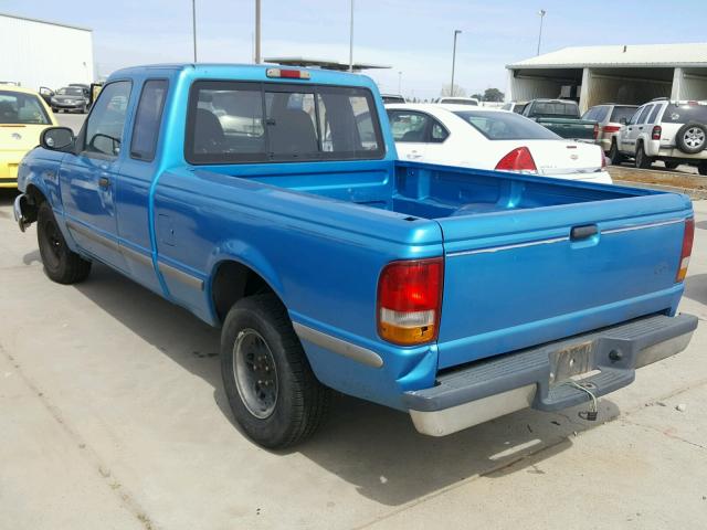 1FTCR14U8RPA92761 - 1994 FORD RANGER SUP BLUE photo 3