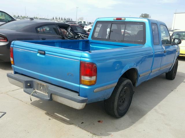 1FTCR14U8RPA92761 - 1994 FORD RANGER SUP BLUE photo 4