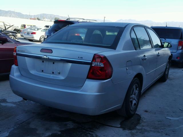 1G1ZS51FX6F296239 - 2006 CHEVROLET MALIBU LS 银色 照片 4