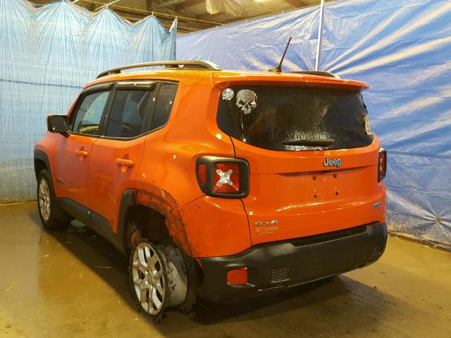 ZACCJBBT5FPC25031 - 2015 JEEP RENEGADE L ORANGE photo 3