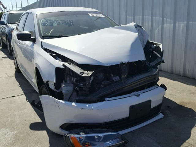 3VW2K7AJ1EM414523 - 2014 VOLKSWAGEN JETTA BASE 白色 照片 1