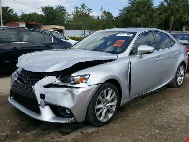 JTHBA1D20G5023197 - 2016 LEXUS IS 200T SILVER photo 2