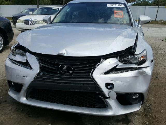 JTHBA1D20G5023197 - 2016 LEXUS IS 200T SILVER photo 9