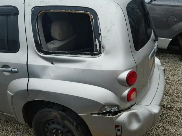 3GNDA13D56S597528 - 2006 CHEVROLET HHR LS SILVER photo 9