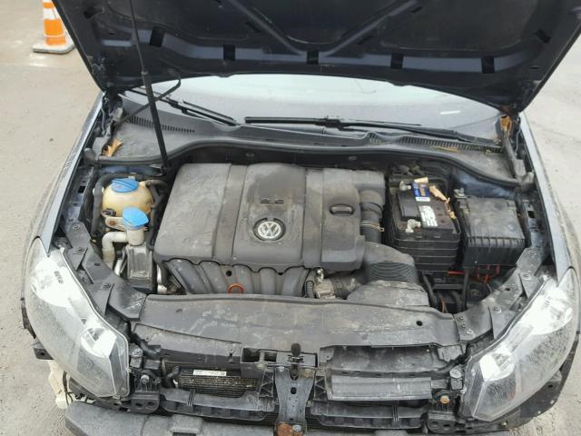 WVWDB7AJ3AW097155 - 2010 VOLKSWAGEN GOLF 蓝色 照片 7