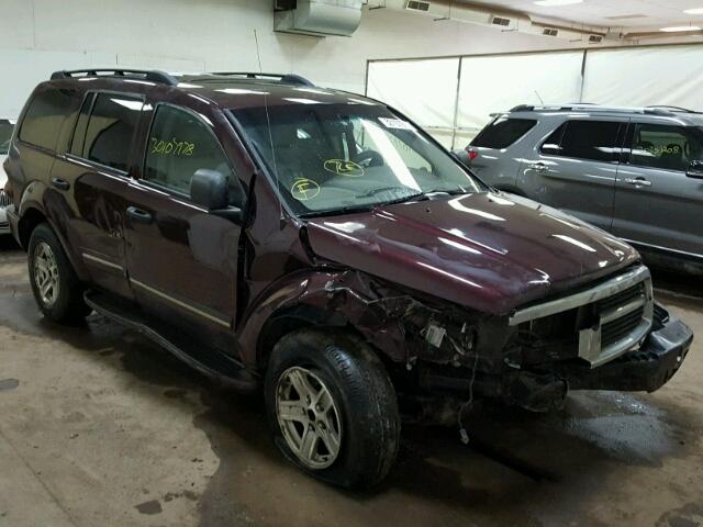 1D8HB58D54F112962 - 2004 DODGE DURANGO LI MAROON photo 1