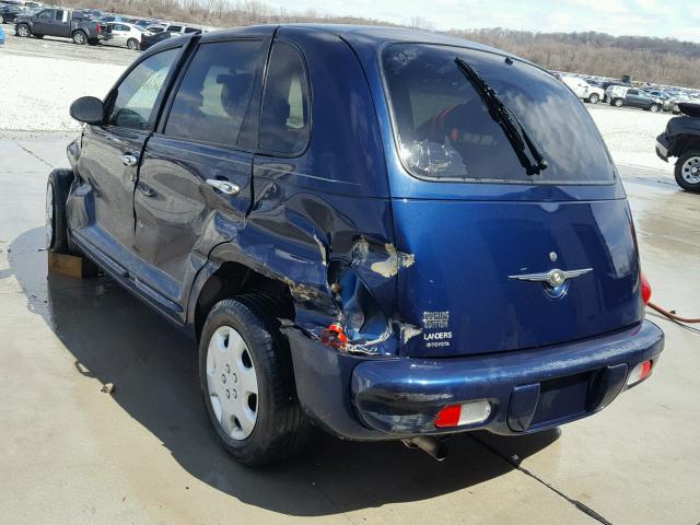 3C4FY58B65T542400 - 2005 CHRYSLER PT CRUISER BLUE photo 3