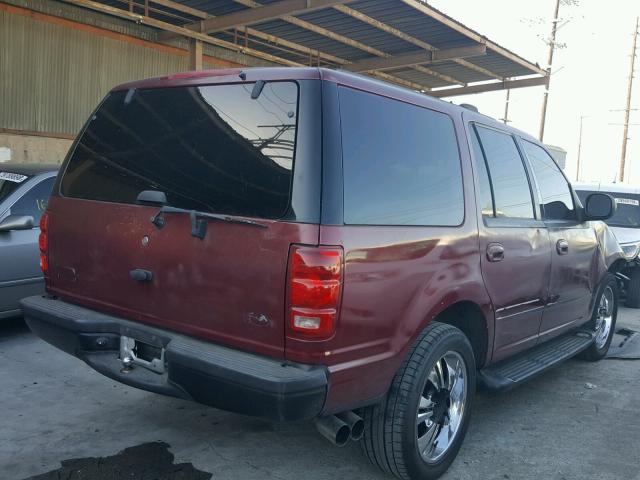 1FMRU17LXXLC20560 - 1999 FORD EXPEDITION BURGUNDY photo 4