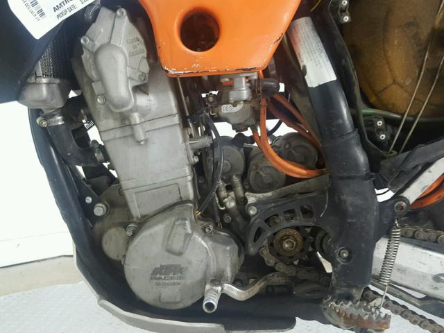 VBKEXM4077M320467 - 2007 KTM 530 EXC RA ORANGE photo 11