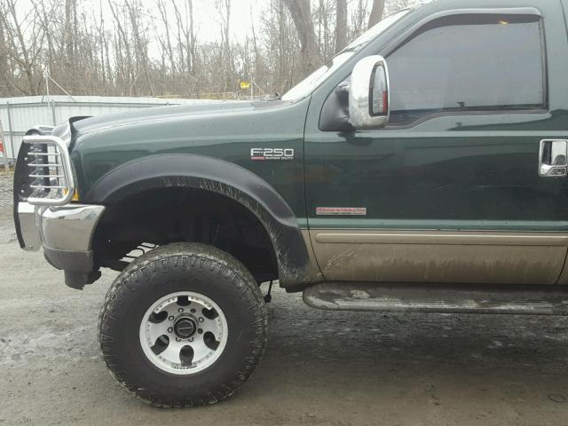 1FTNW21P63EC03851 - 2003 FORD F250 SUPER GREEN photo 9