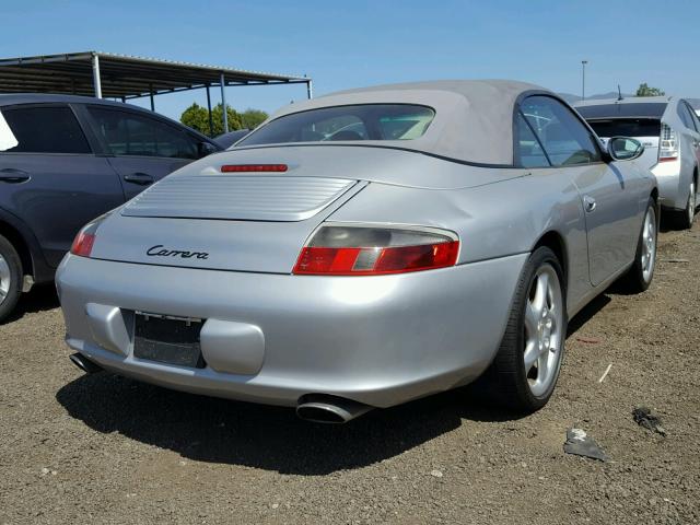 WP0CA29932S651170 - 2002 PORSCHE 911 CARRER SILVER photo 4