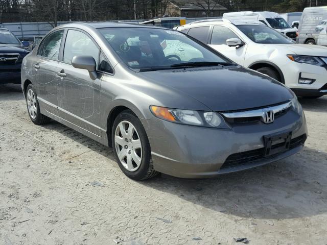 2HGFA15518H524543 - 2008 HONDA CIVIC LX GRAY photo 1