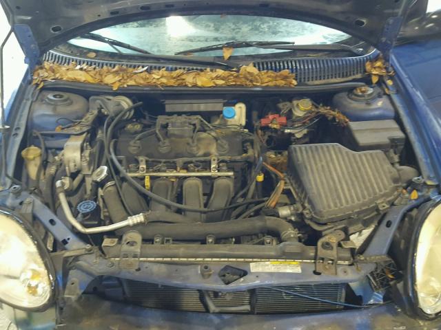 1B3ES56C75D200728 - 2005 DODGE NEON SXT BLUE photo 7