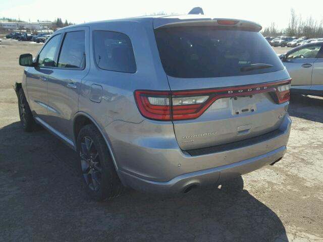 1C4SDJCT4HC935346 - 2017 DODGE DURANGO R/ SILVER photo 3