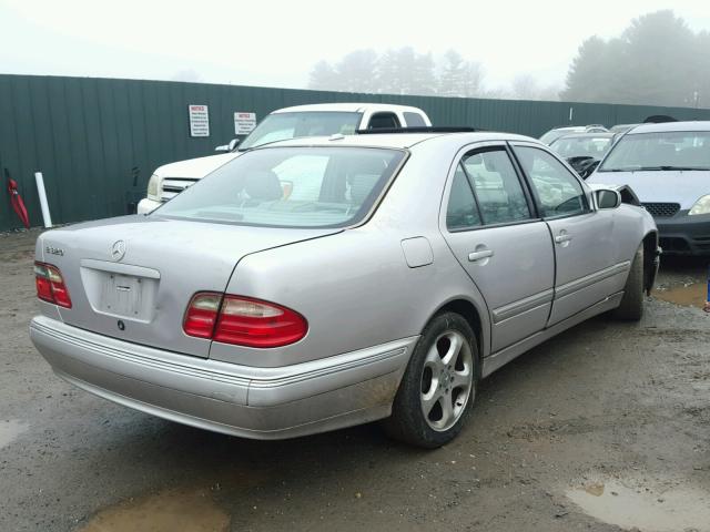 WDBJF65J42B492982 - 2002 MERCEDES-BENZ E 320 SILVER photo 4