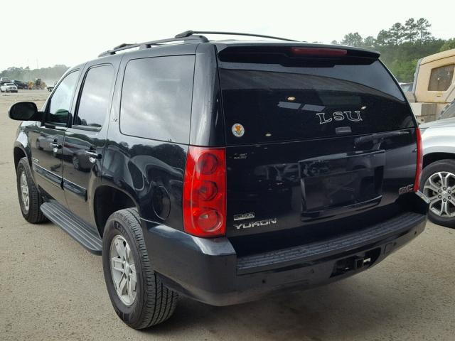 1GKFK13068R114005 - 2008 GMC YUKON BLACK photo 3