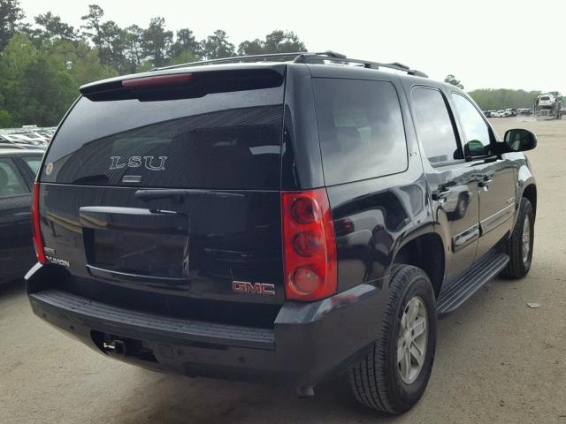 1GKFK13068R114005 - 2008 GMC YUKON BLACK photo 4