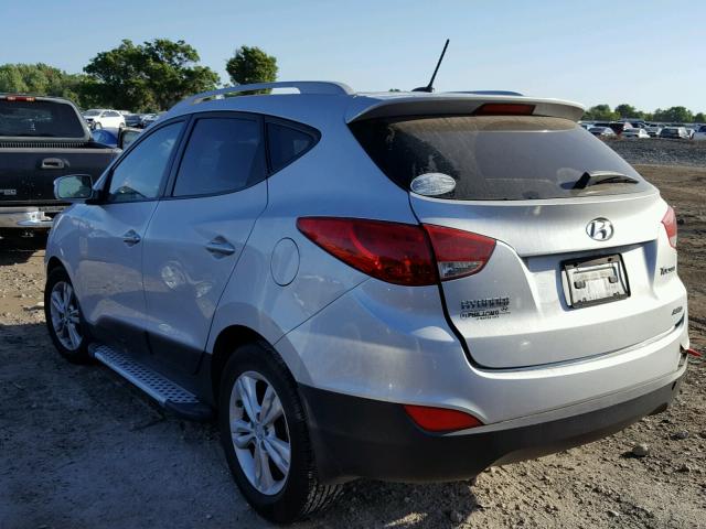 KM8JUCAC7DU576049 - 2013 HYUNDAI TUCSON GLS SILVER photo 3